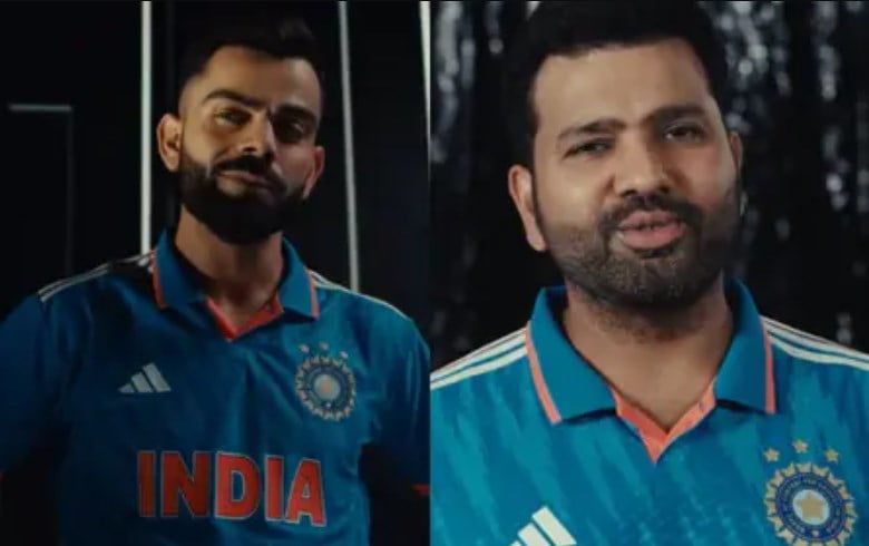 Watch Virat Kohli And Rohit Sharma In Action As Bcci Unveils New Jersey