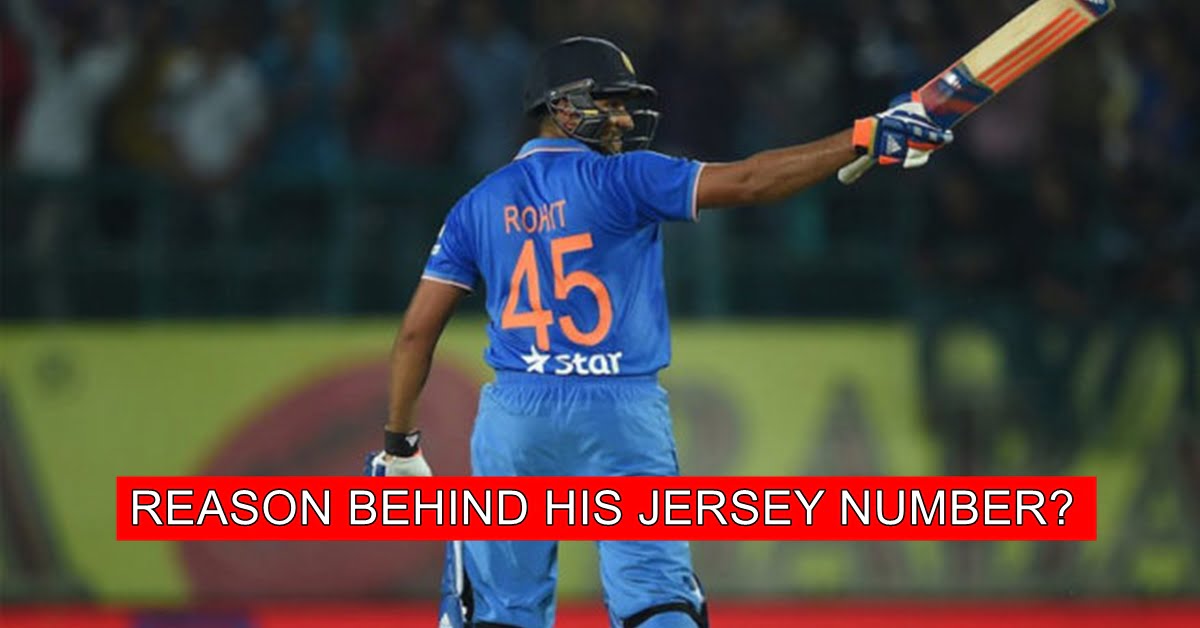 rohit t shirt number