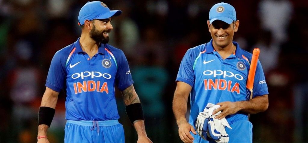 Virat Kohli and MS Dhoni