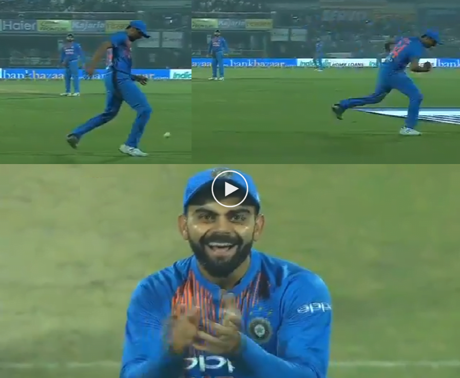 WATCH: Ashish Nehra's Footwork Leaves Virat Kohli In Splits