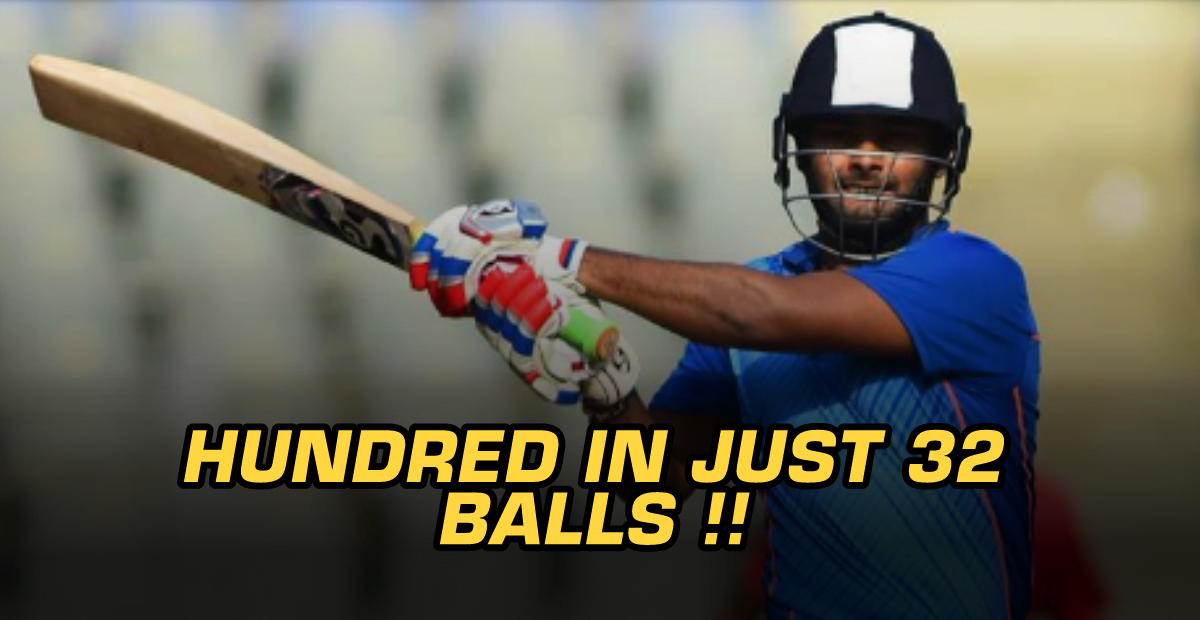 Rishabh Pant Scored 32-ball Ton In Domestic T20 Match