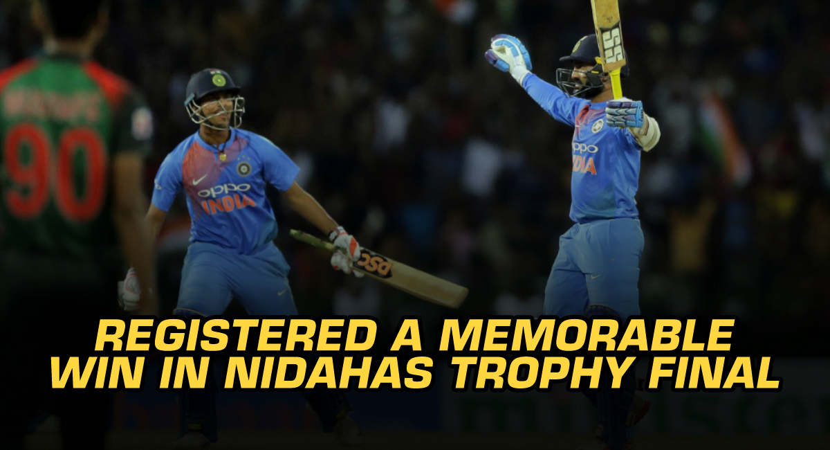 Review: Nidahas Trophy 2018 Final: India Lifted The Trophy With A Thrilling Win