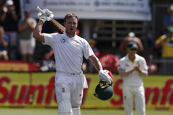 AB de Villiers against Australia at Port Elizabeth.