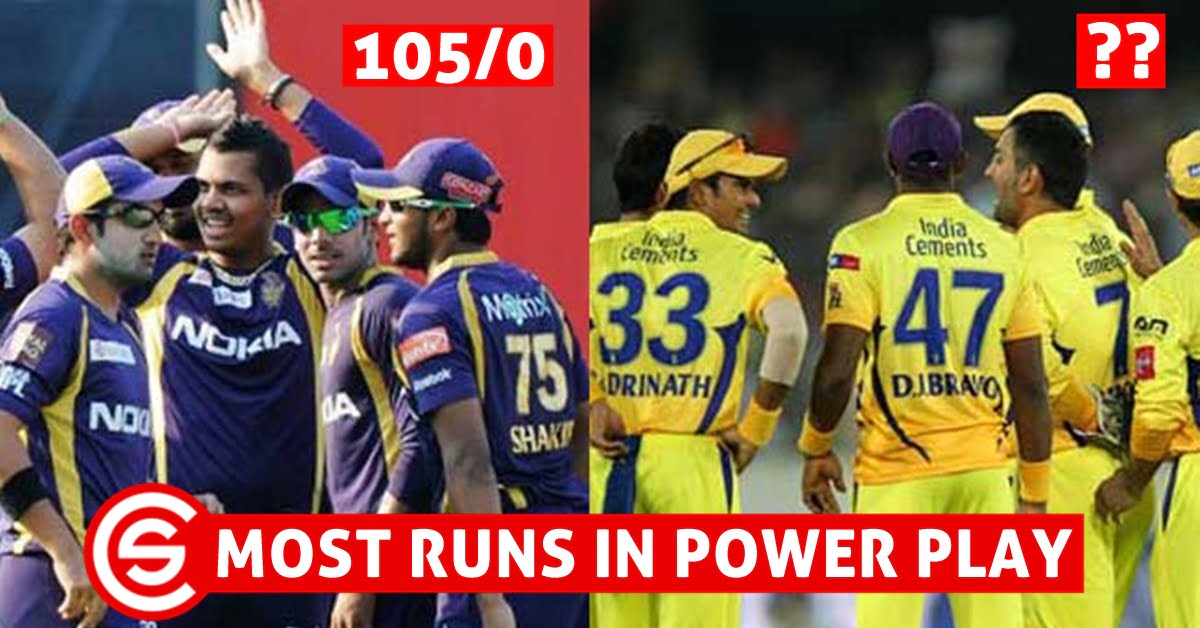 Most Runs In The Powerplay In IPL