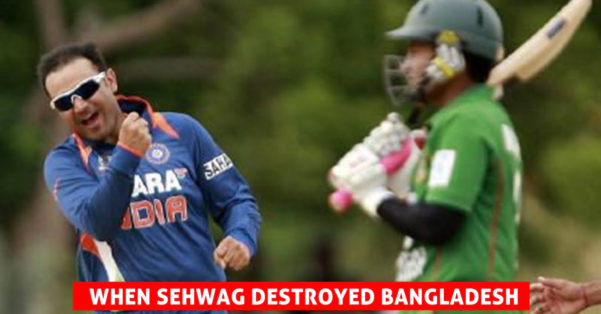 On This Day: Virender Sehwag's Best ODI Bowling Figures