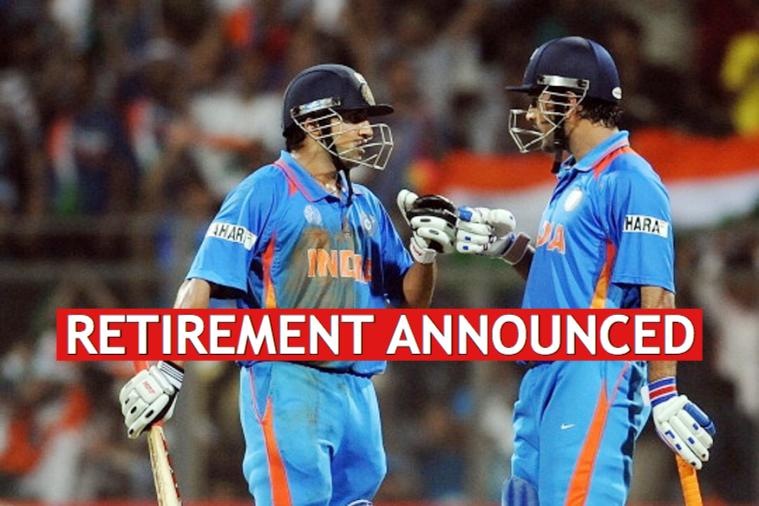 Gautam Gambhir Announces His Retirement From Cricket