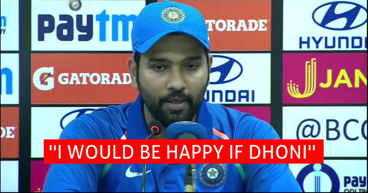 Rohit Sharma Feels: Dhoni Batting At Number Four Will Be Ideal For The Team