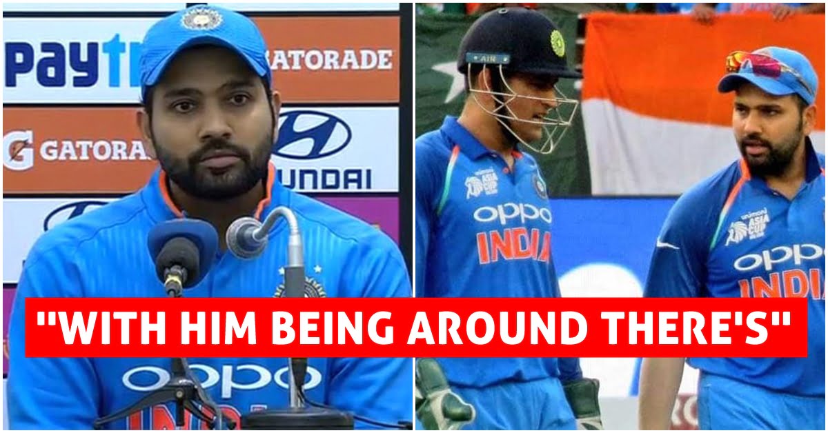 Rohit Sharma Points-out Ms Dhoni's Importance In Team India