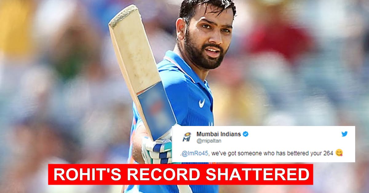 Rohit Sharma's Highest One-day Score Broken?