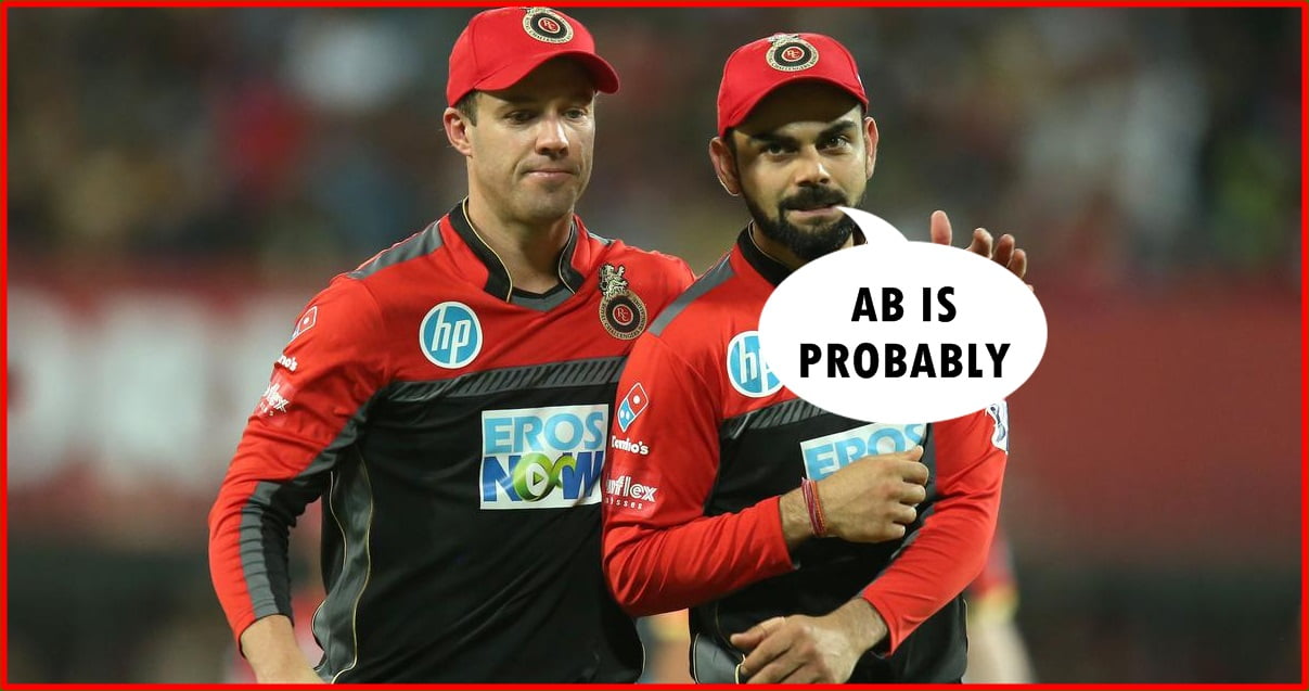 AB de Villiers probably the best player of our generation: Virat Kohli