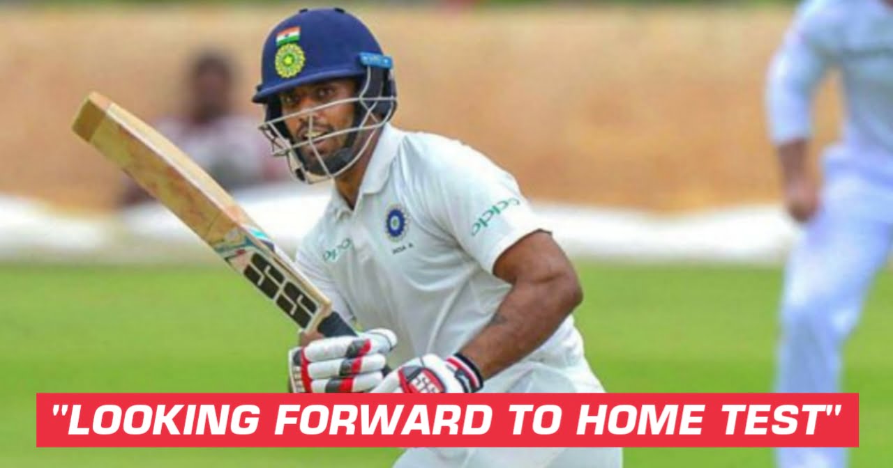 Hanuma Vihari excited to play his maiden Test in India