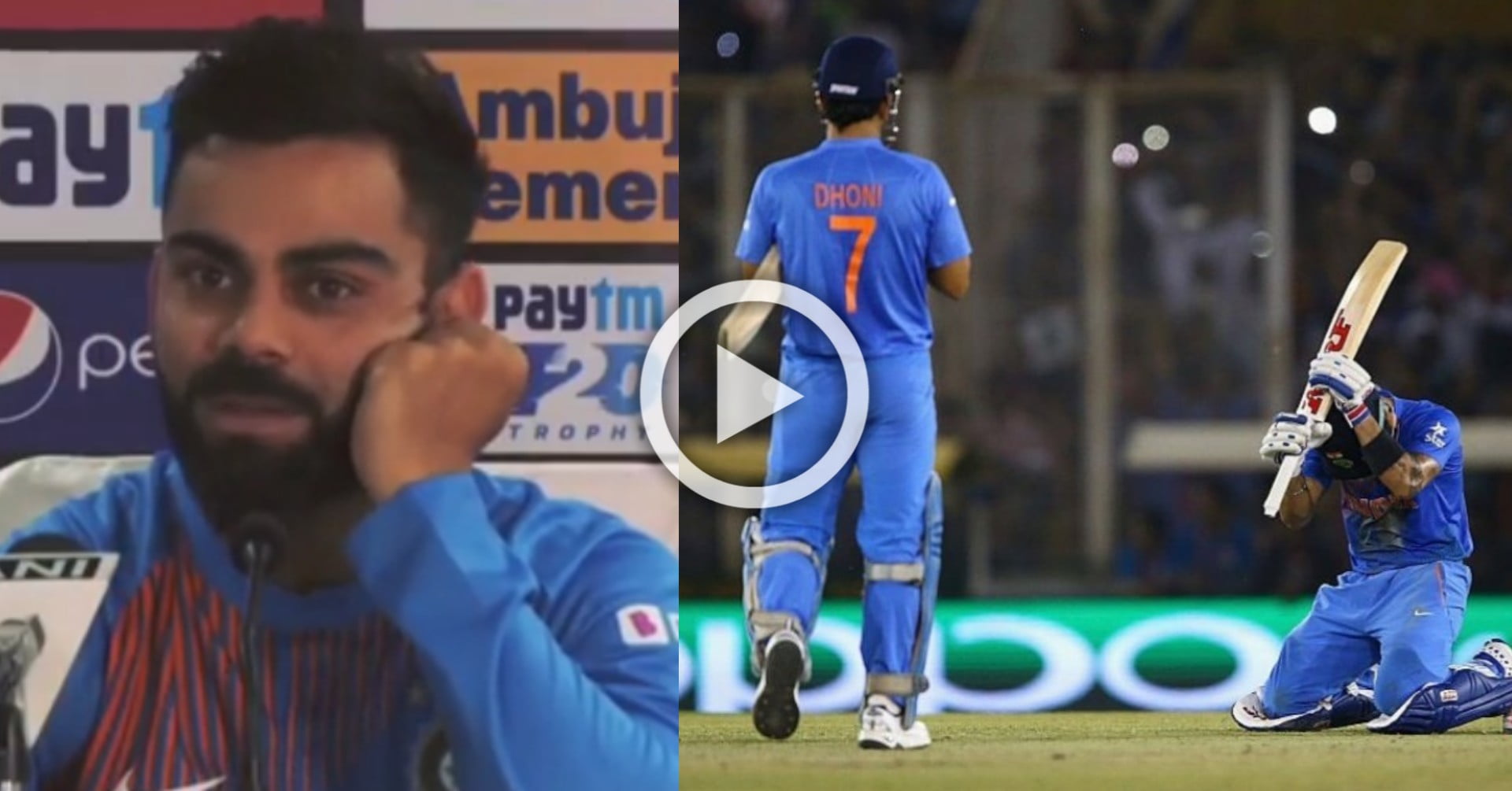 WATCH - Virat Kohli Clarifies Why He Posted Picture With MS Dhoni