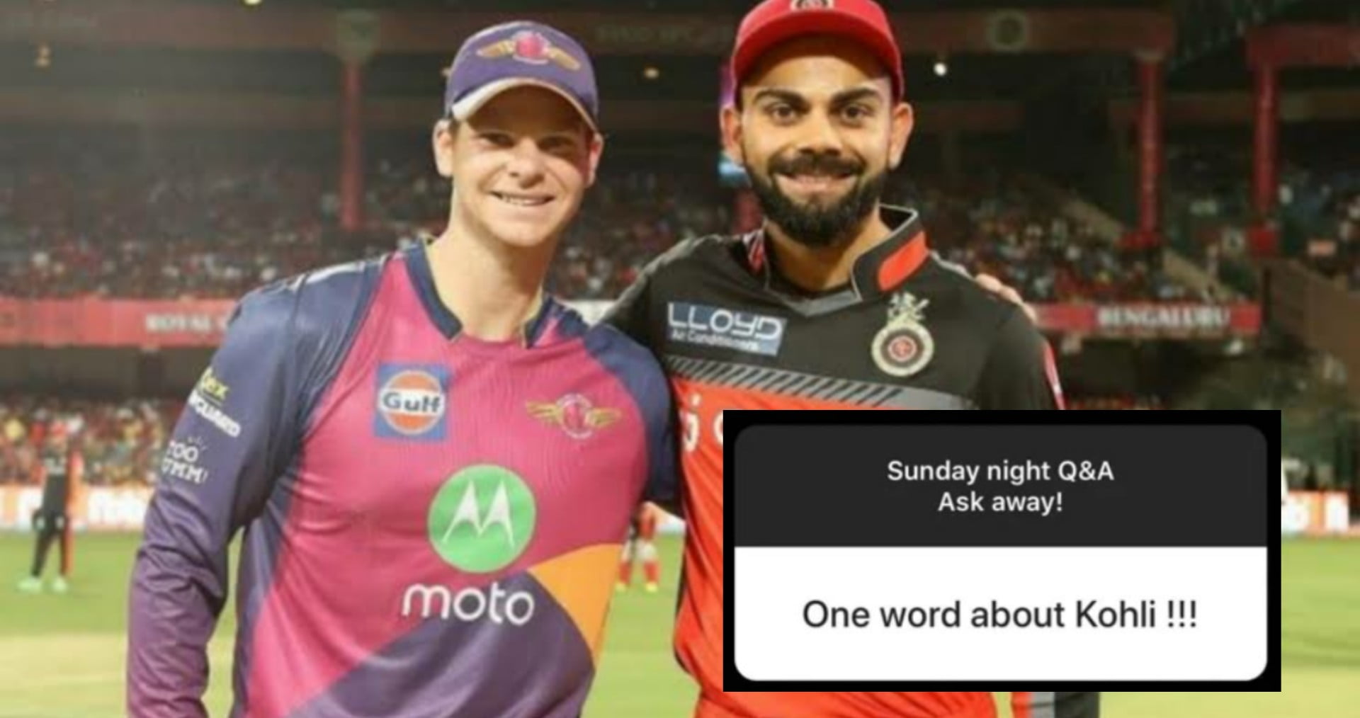 Steve Smith Comes Up With One Word For Virat Kohli