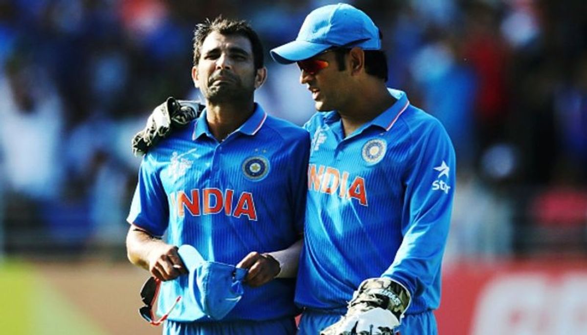 Mohammed Shami and MS Dhoni