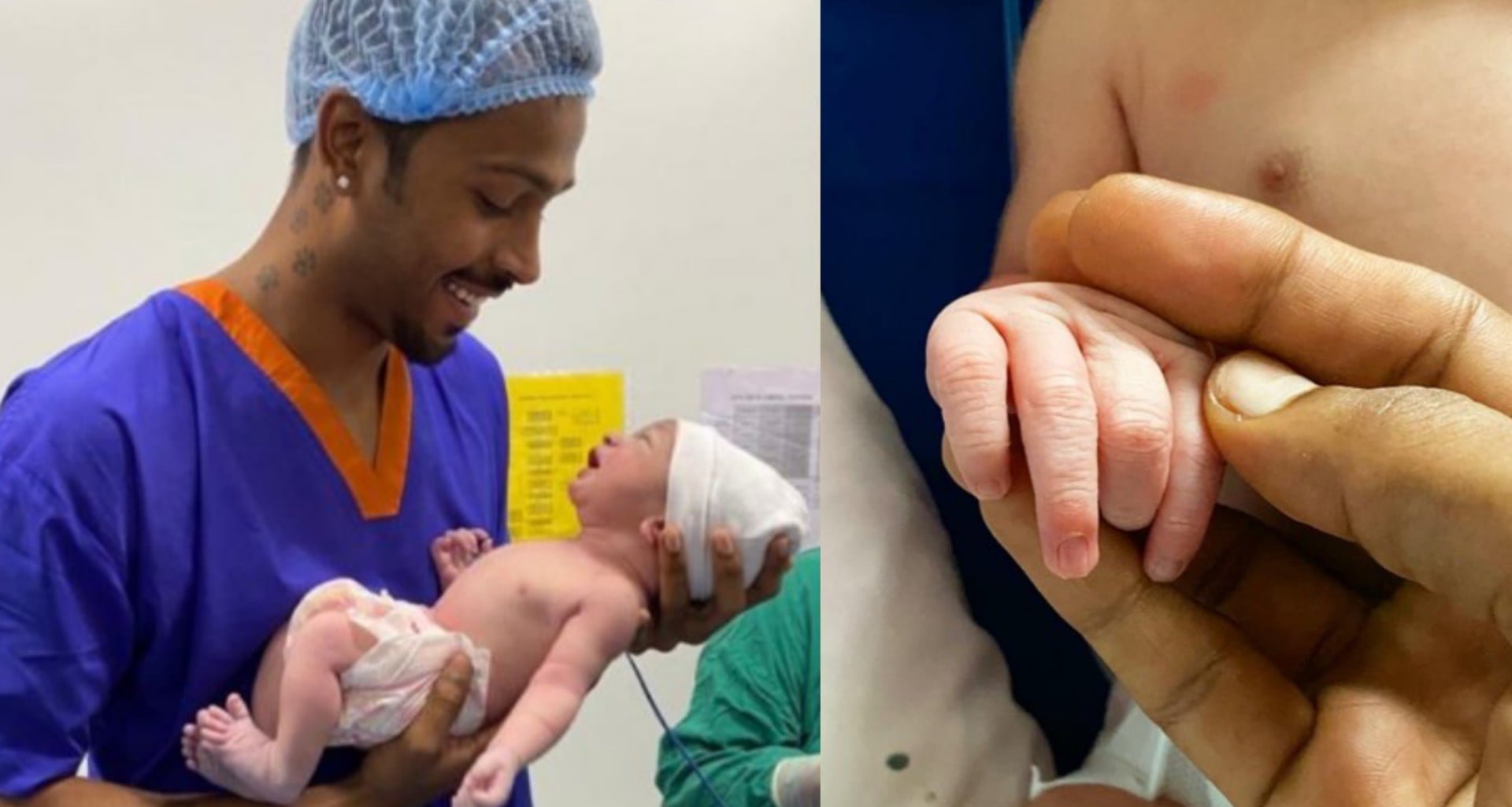 Hardik Pandya Shares An Adorable Picture With His Baby