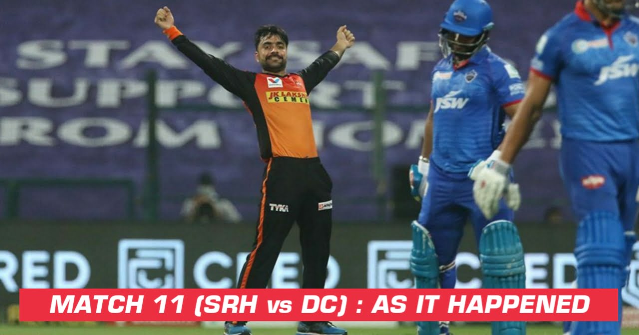 Rashid Khan Helps SRH To Register An Easy Win Over DC