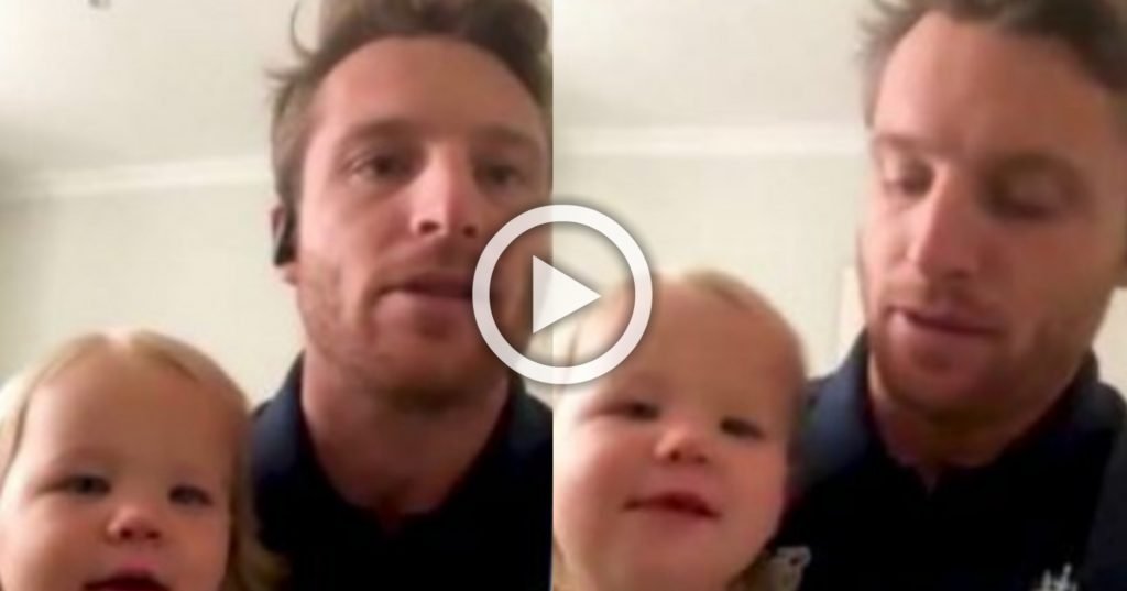Jos Buttler Gets Interrupted By His Daughter During Media Interaction