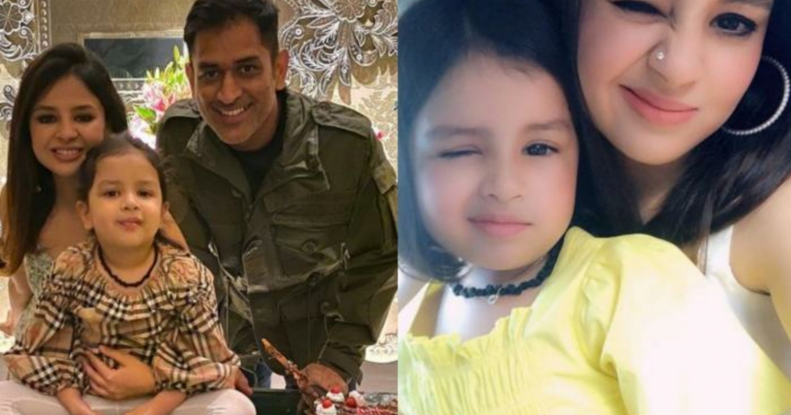 Sakshi Dhoni Celebrates Her 32nd Birthday With MS Dhoni, Ziva Dhoni