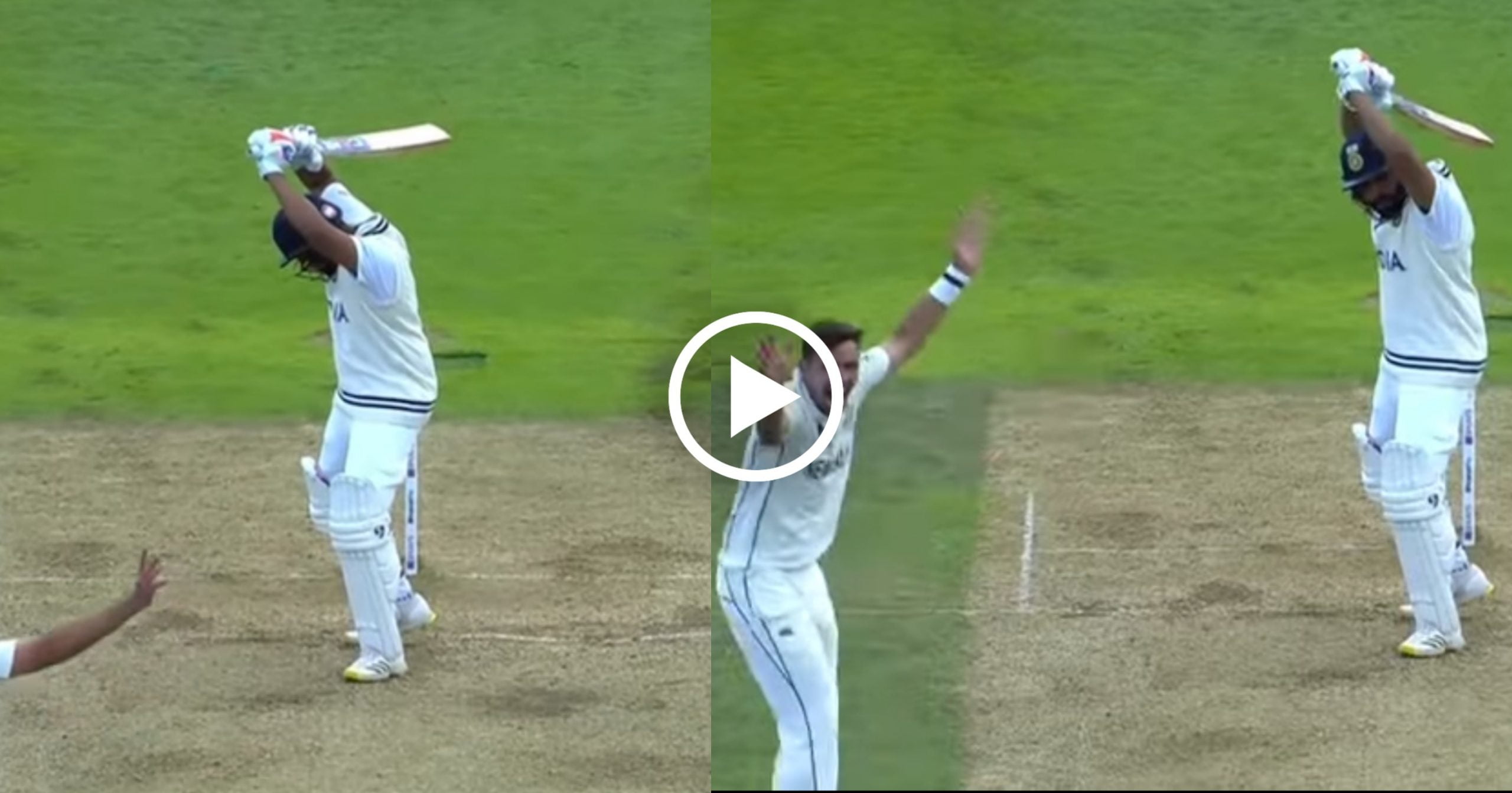 WATCH Tim Southee Dismisses Rohit Sharma With A Brilliant Inswinger pic photo