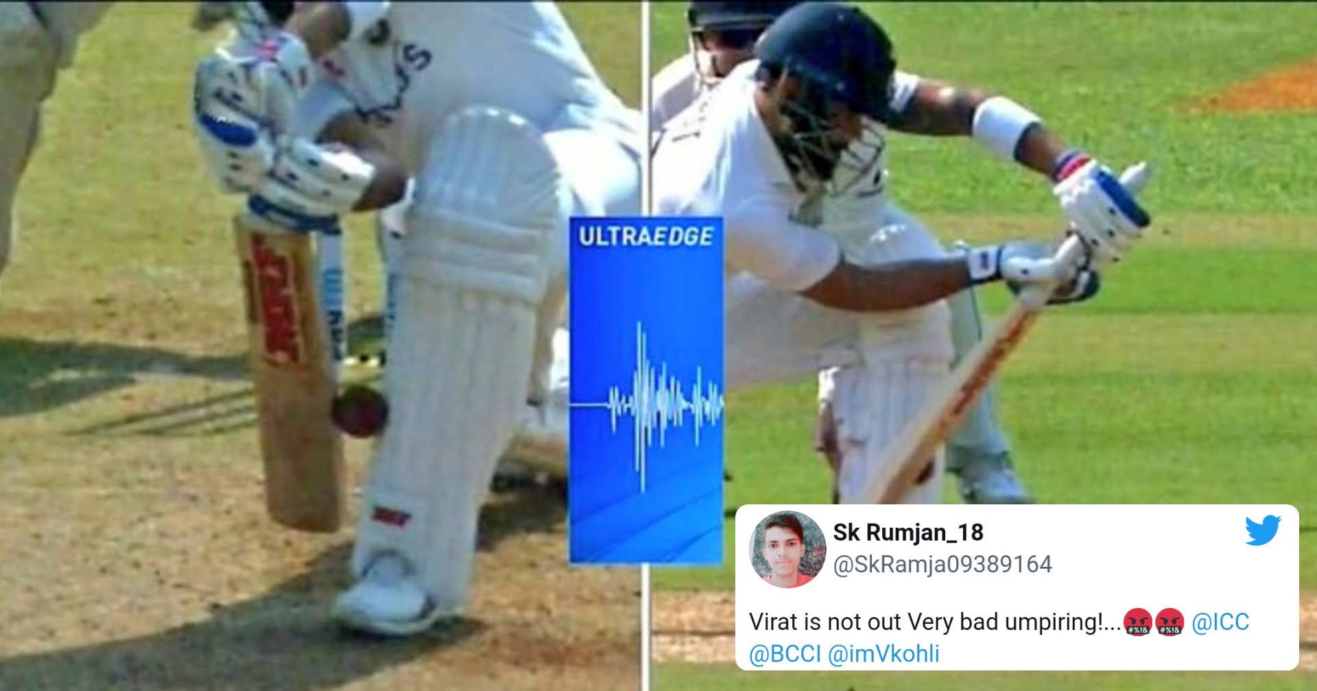 Netizens Unhappy With Third Umpire Giving Virat Kohli LBW Despite ...