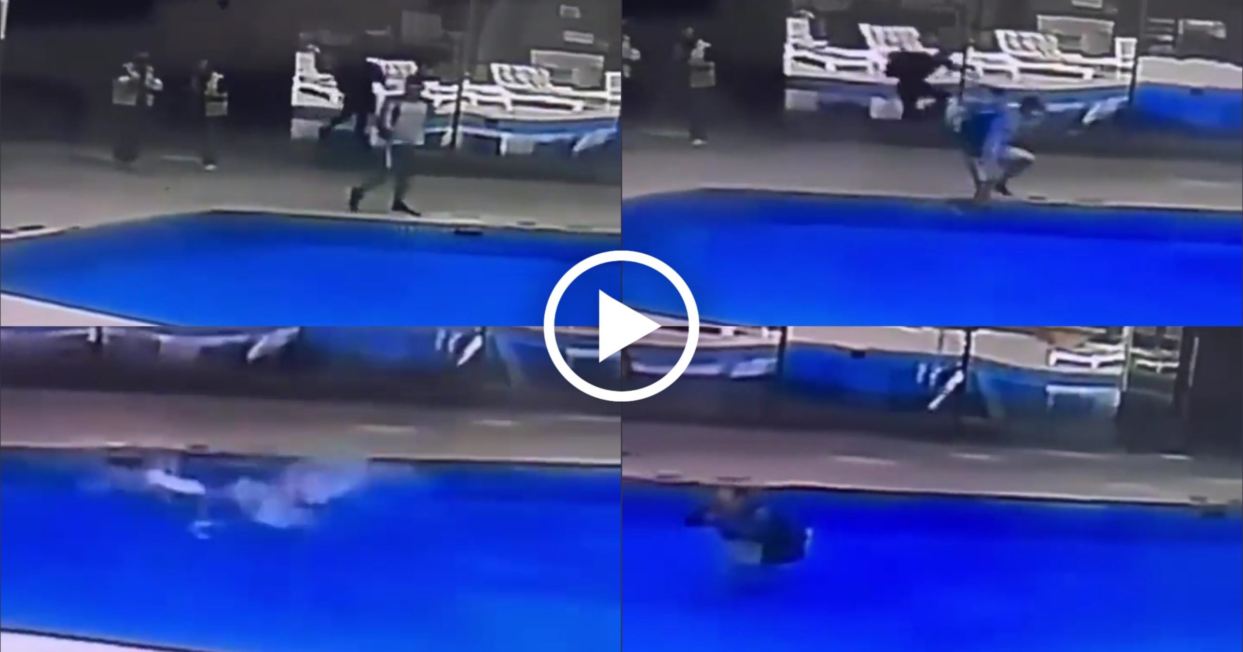 Alex Carey Fell Into The Swimming Pool After Entering The Team Hotel