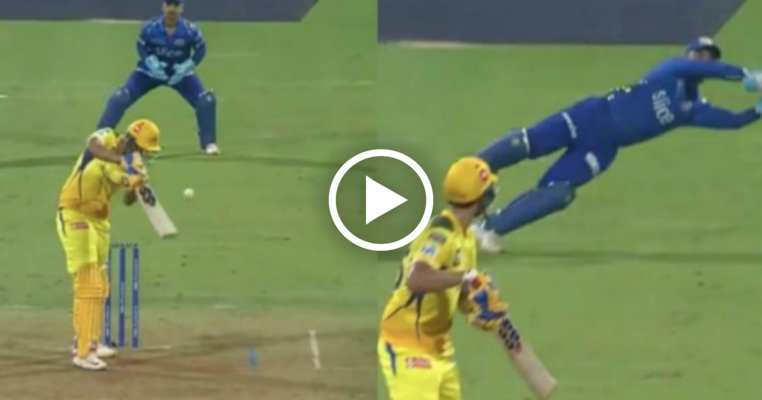 Ishan Kishan Grabbed A Flying Catch Behind The Stumps