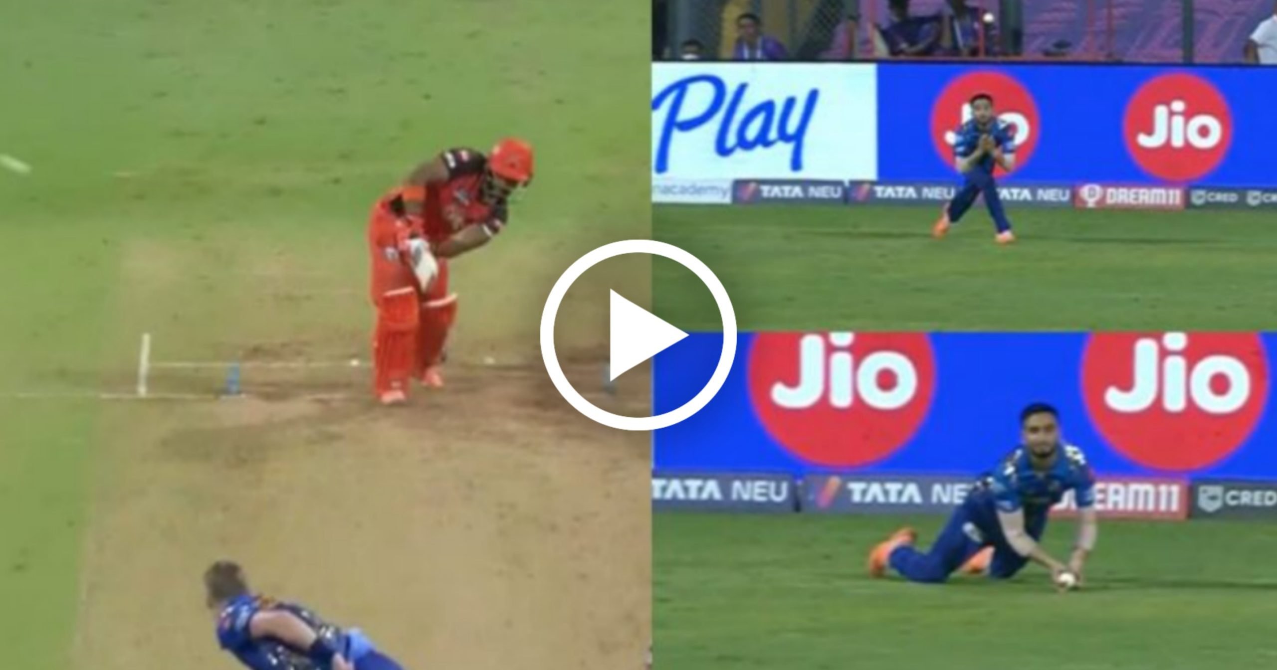 Mayank Markande Took A Brilliant Catch To Send Back Nicholas Pooran