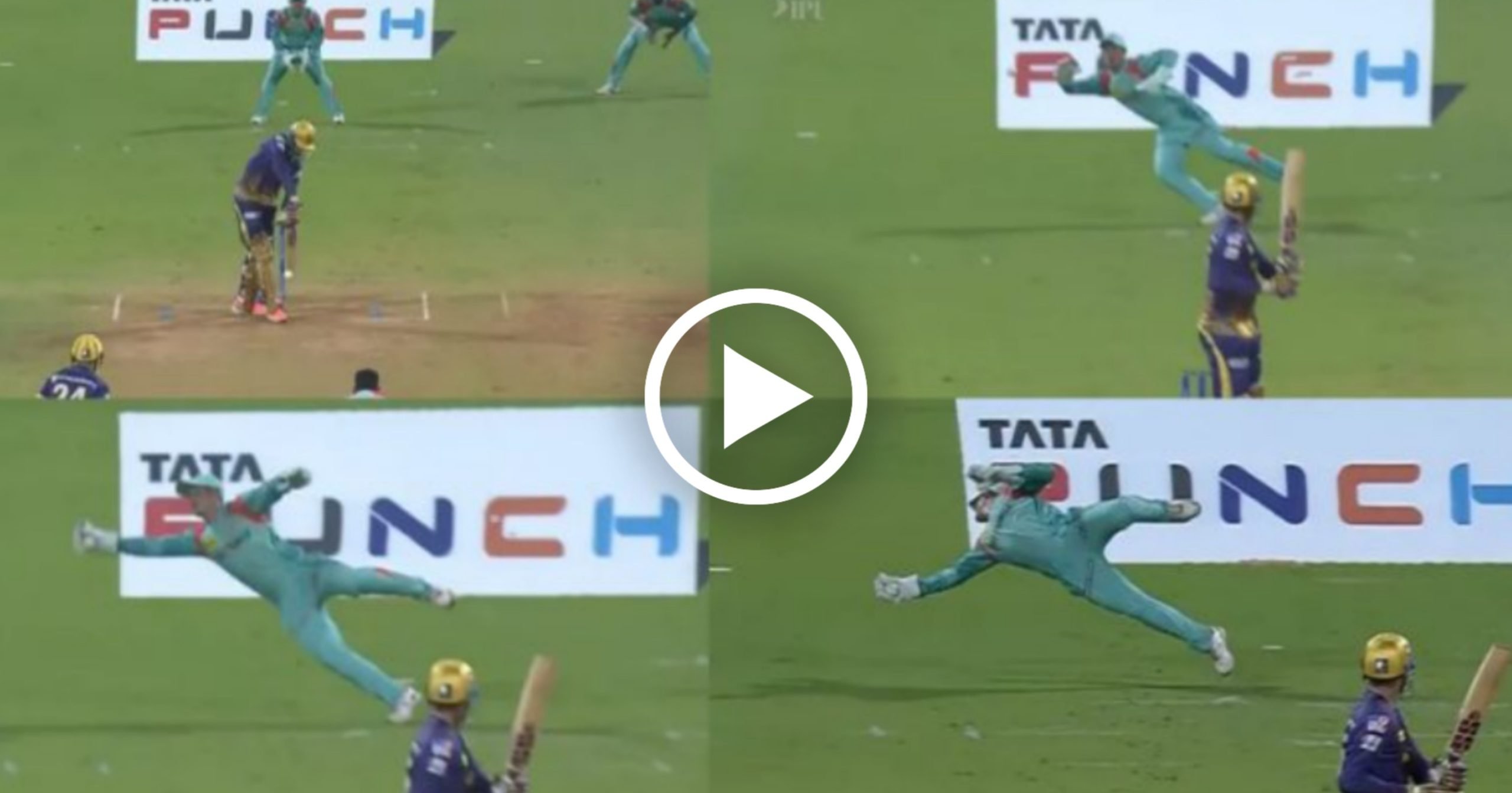 Quinton de Kock Took A Stunning One-handed Catch To Send Back Venkatesh ...