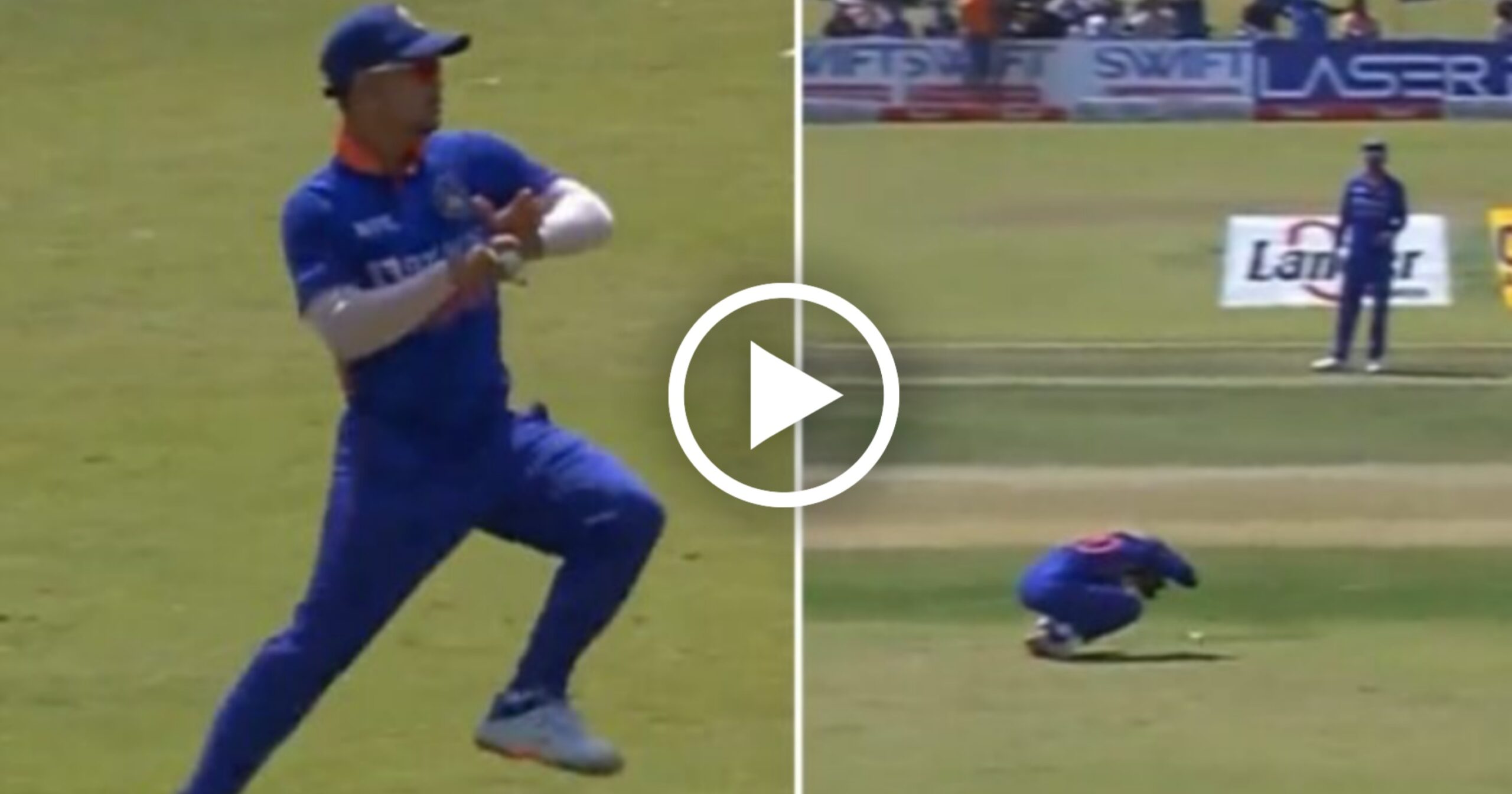 Ishan Kishan Accidentally Hits Axar Patel With A Misguided Throw