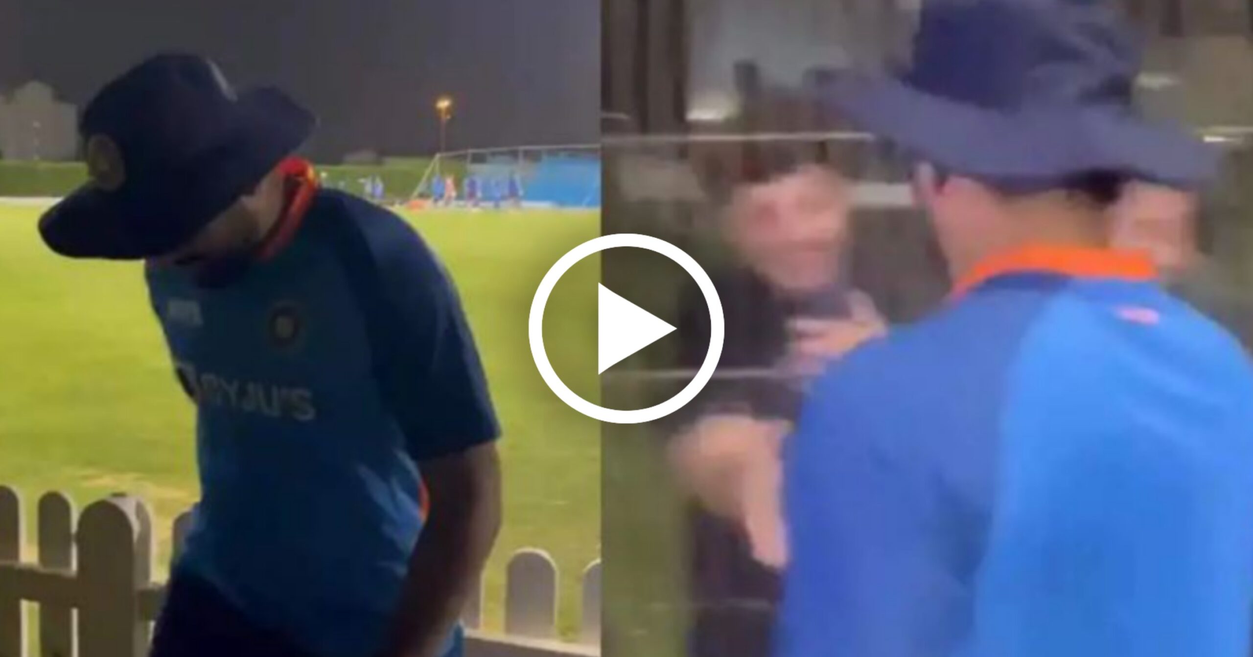 Rohit Sharma Meets And Hugs Pakistan Fans Ahead Of Asia Cup 2022