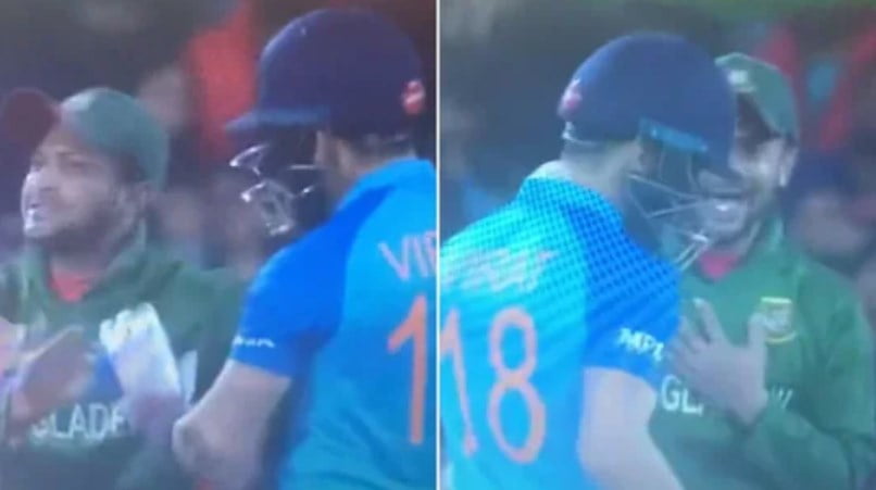 Virat Kohli Had A Fun Banter With Shakib Al Hasan In Adelaide
