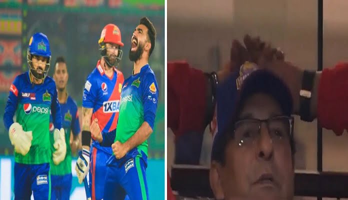Akram Rta Multan Wasim Akram Loses Cool As Karachi Kings Lost A Close Gam Against Multan ...