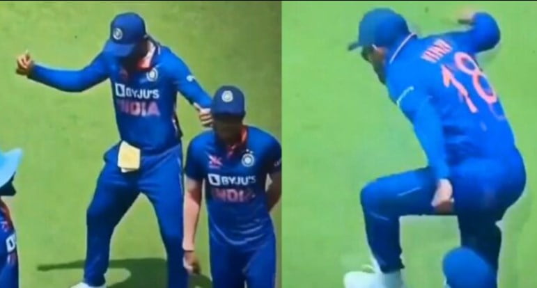 Virat Kohli Aces His Lungi Dance Moves During The Chennai ODI