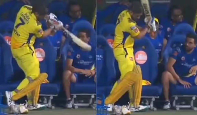 Deepak Chahar Hilariously Left Csk S Dugout Out Of Fear Amidst Dhoni S Practice