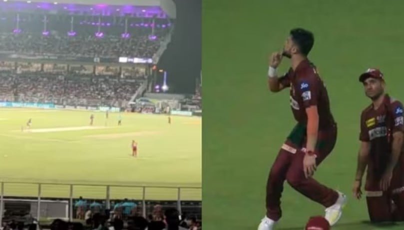 Naveen Ul Haq Asked Kolkata Crowd To keep Quiet After Taking A Catch