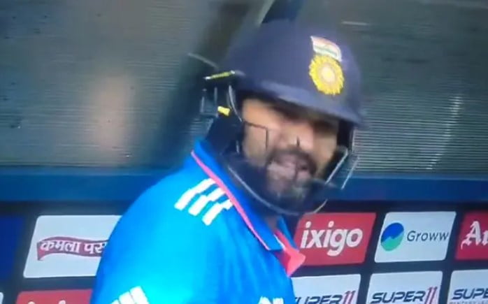 Rohit Sharma Annoyed As Cameraman Attempts To Capture Him During Rain Delay