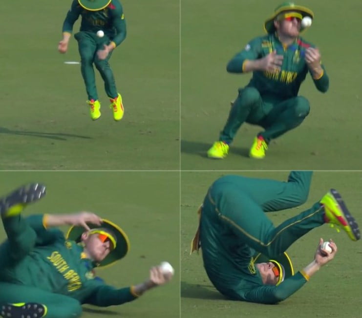 David Miller's Juggling Catch A Circus Act That Left Fans Awestruck