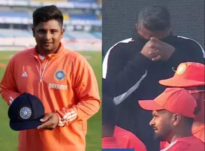 Sarfaraz Khan's Emotional Debut As He Shares Proud Moment With His Father