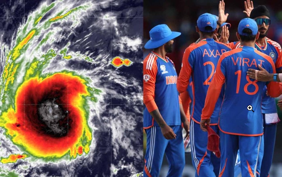 Team India Stranded In Barbados As Hurricane Beryl Intensifies