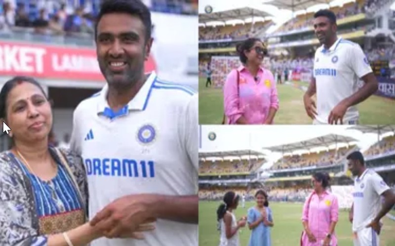 Ravichandran Ashwin Celebrates Chennai Test Heroics With Family