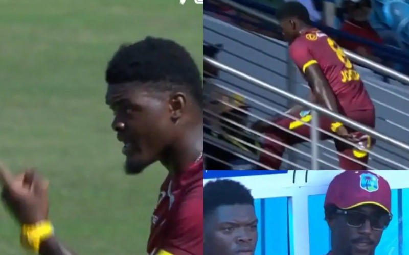 Alzarri Joseph Faces Two-Match Ban For Storming Off The Field During ...