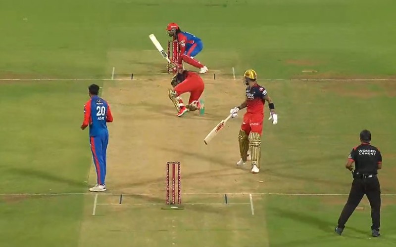 Phil Salt Run Out After Mix-Up With Virat Kohli Halts RCB's Blistering ...