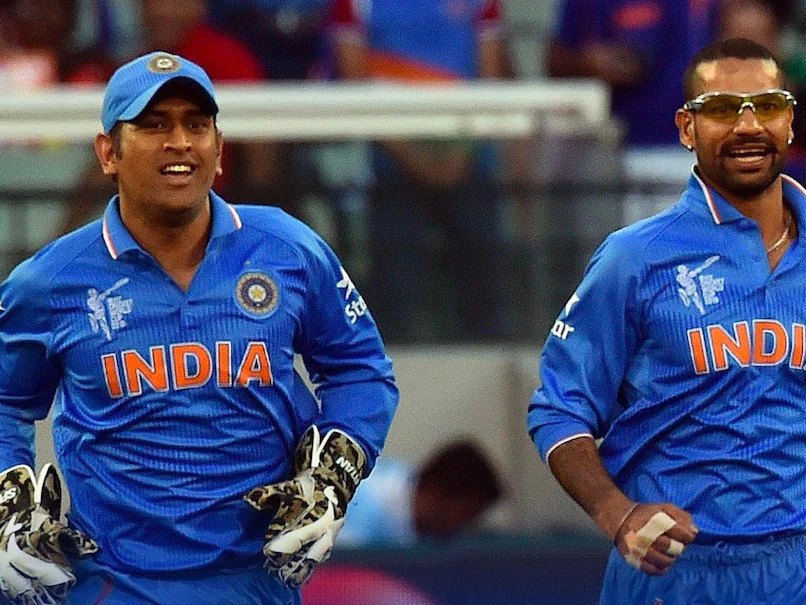 Shikhar Dhawan and MS Dhoni
