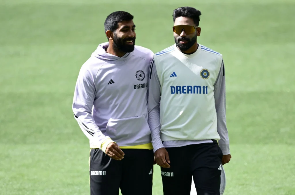 Jasprit Bumrah and Mohammed Siraj