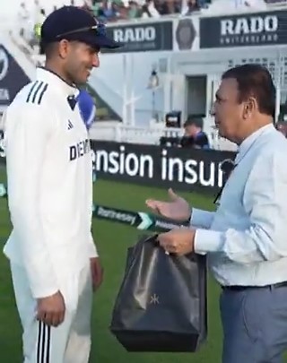 Sunil Gavaskar and Shubman Gill