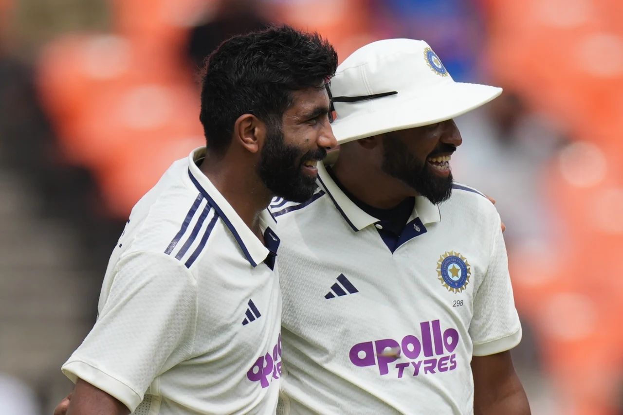 Mohammed Siraj and Jasprit Bumrah