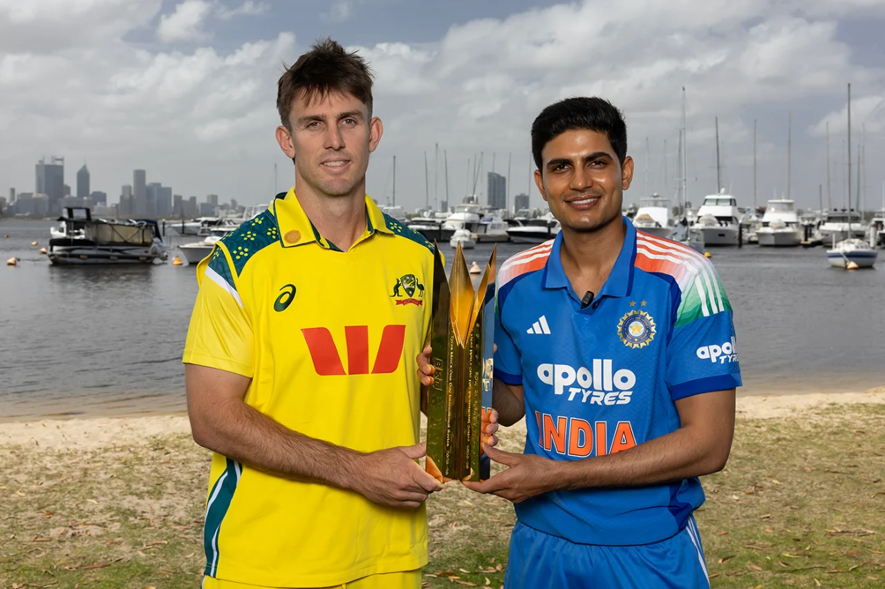 Mitchell Marsh and Shubman Gill