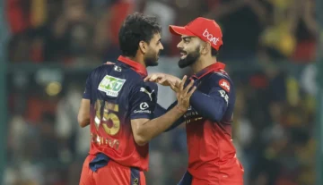 Bhuvneshwar Kumar and Virat Kohli