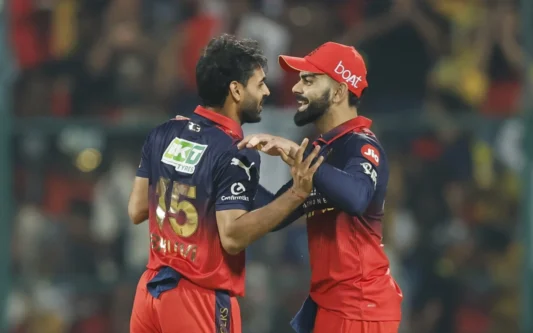 Bhuvneshwar Kumar and Virat Kohli