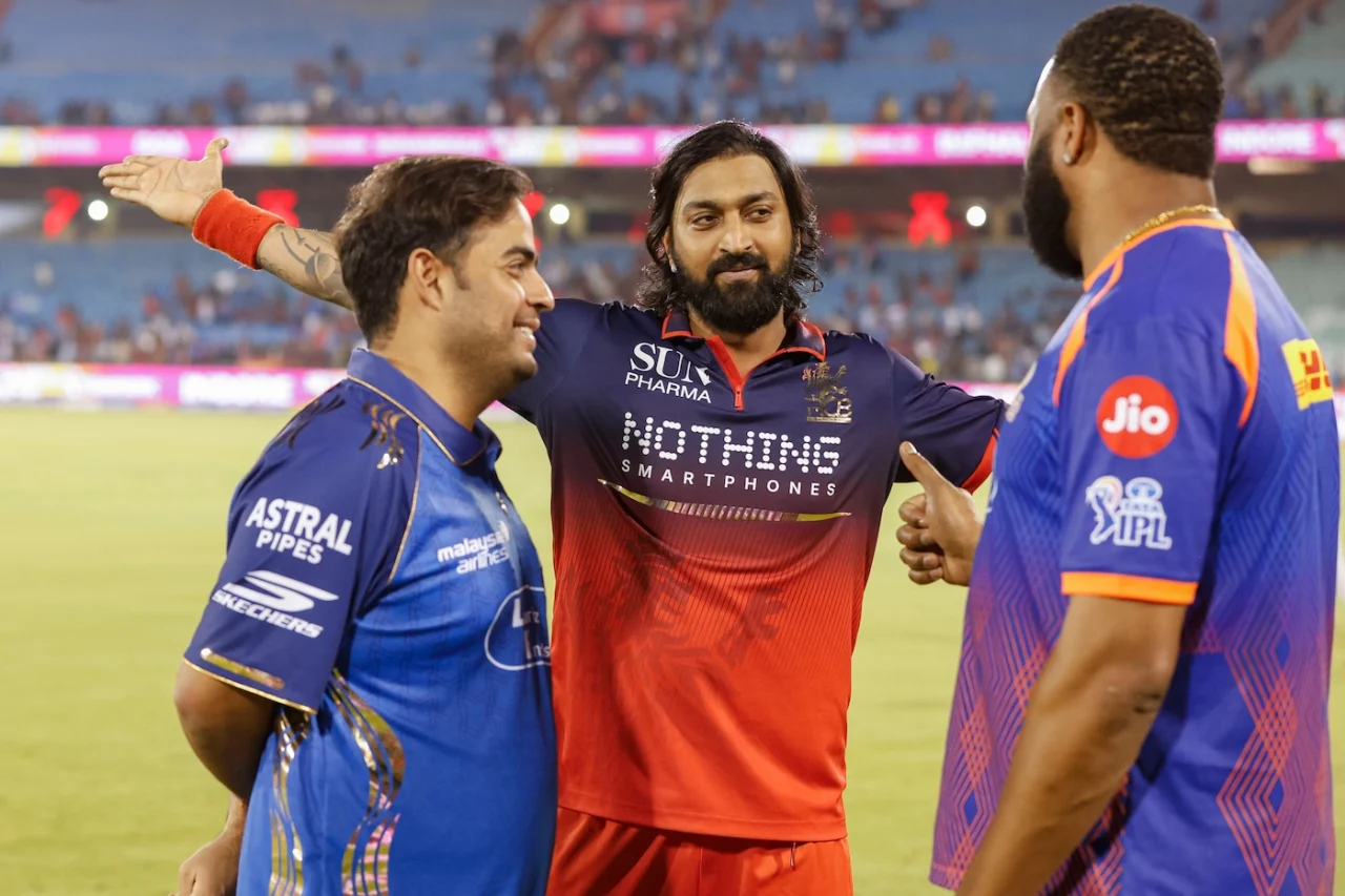 Krunal Pandya and Kieron Pollard